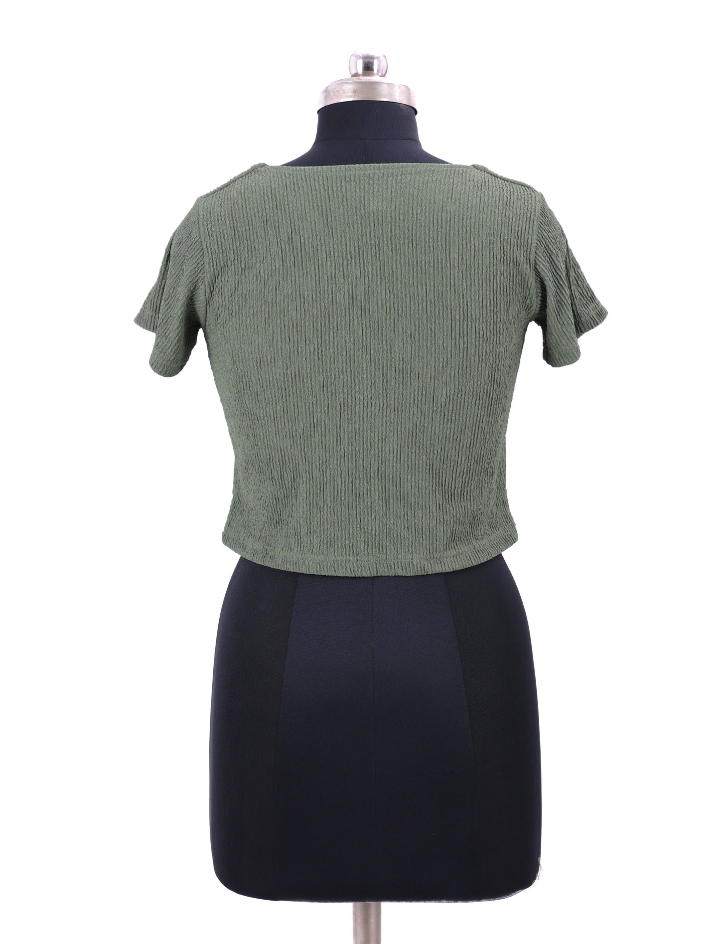 Olive Western Top For Womens