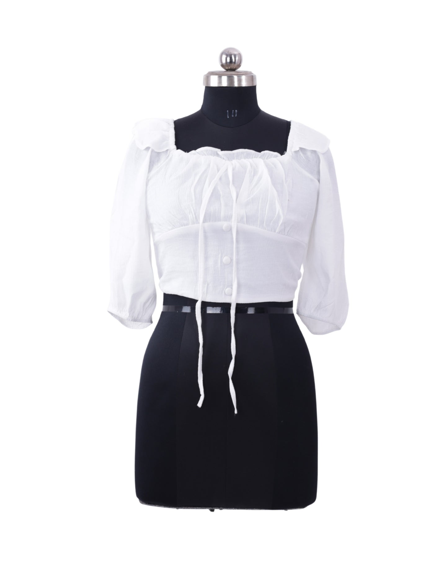 White Trendy Top For Womens