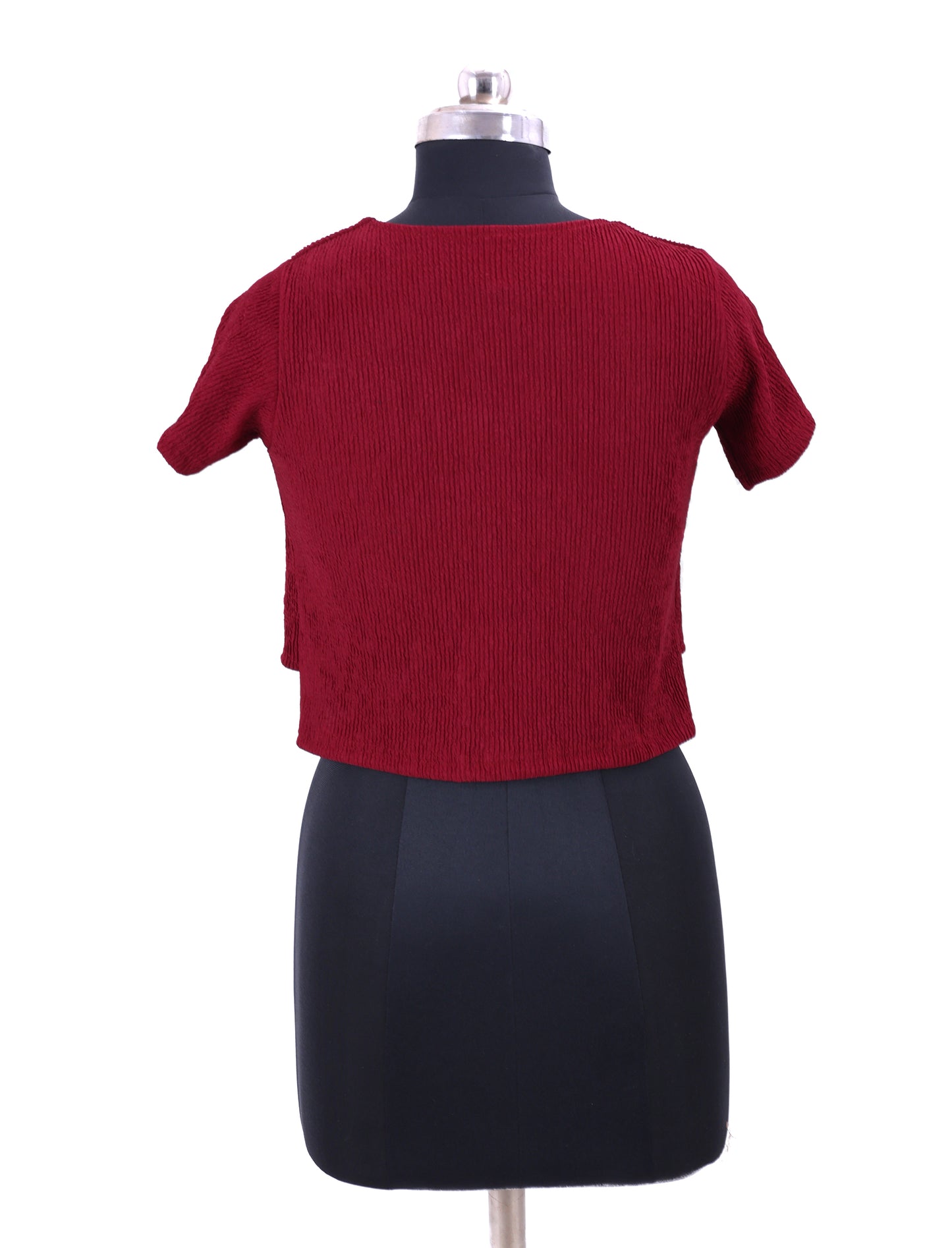 Maroon Western Top For Womens