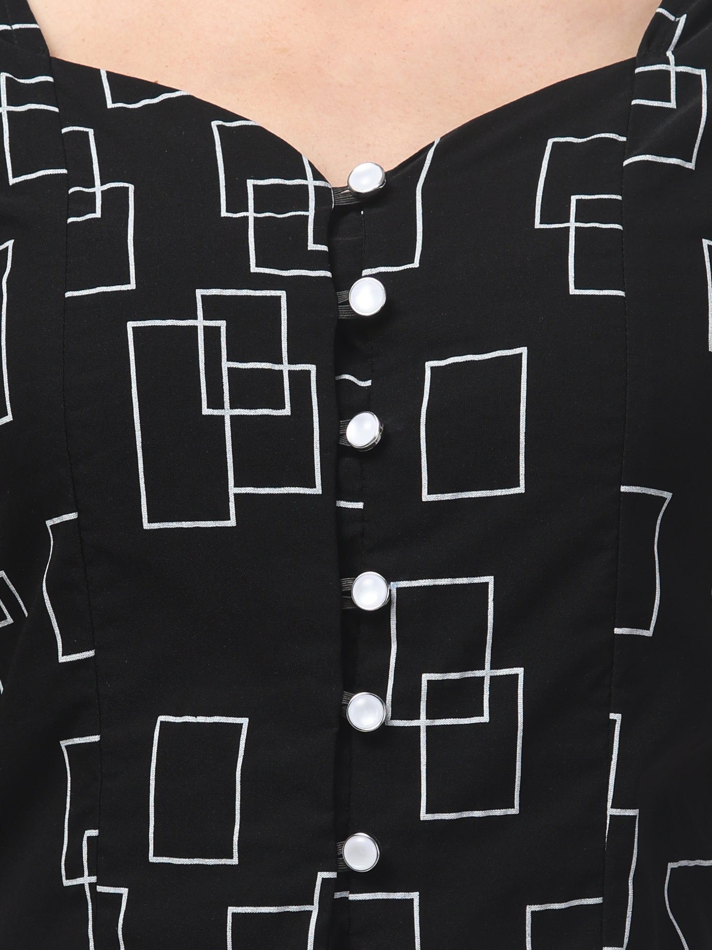 Black Short Top For Womens