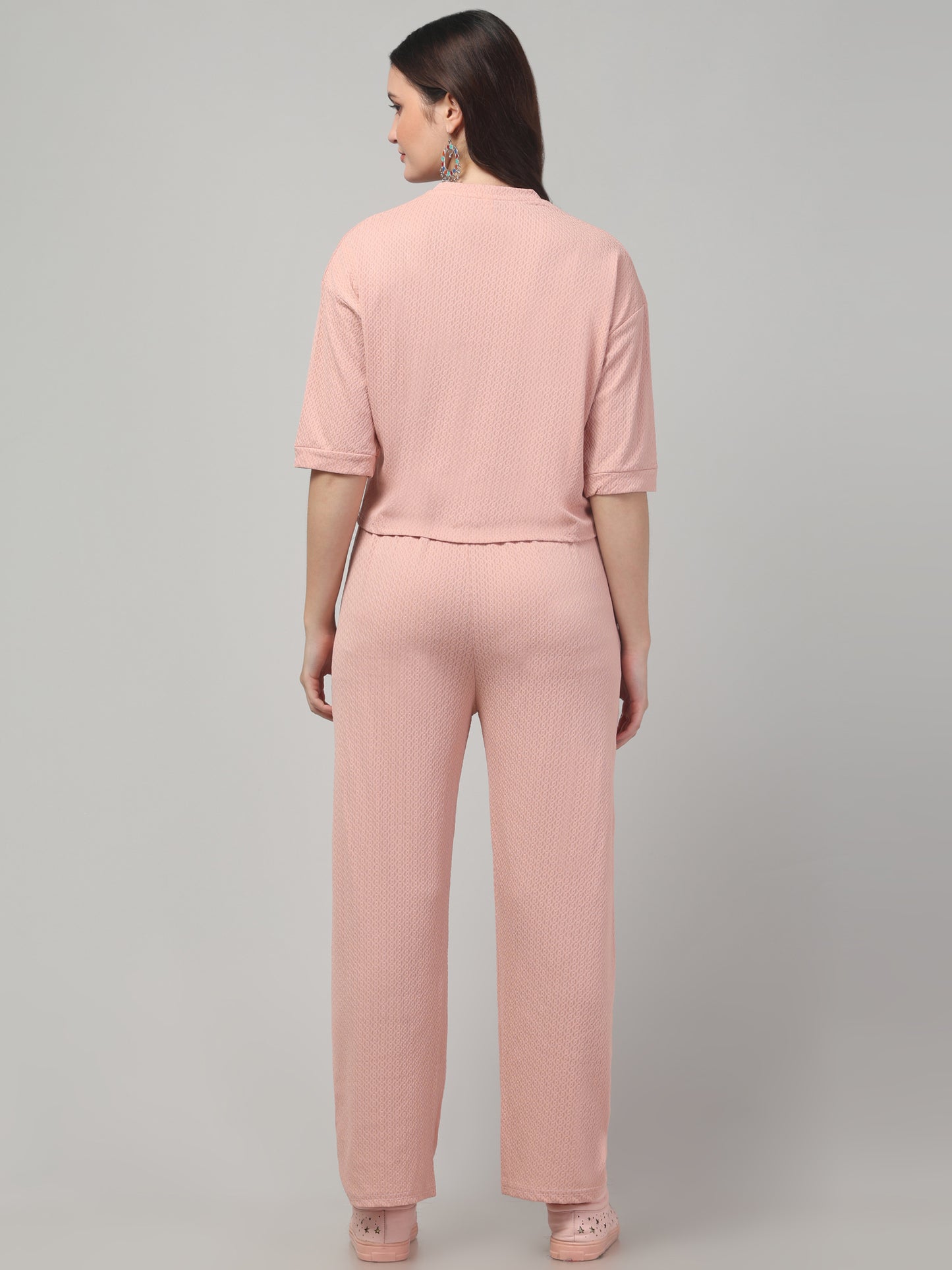 Rose Gold Cat Patch Co ord Set Women