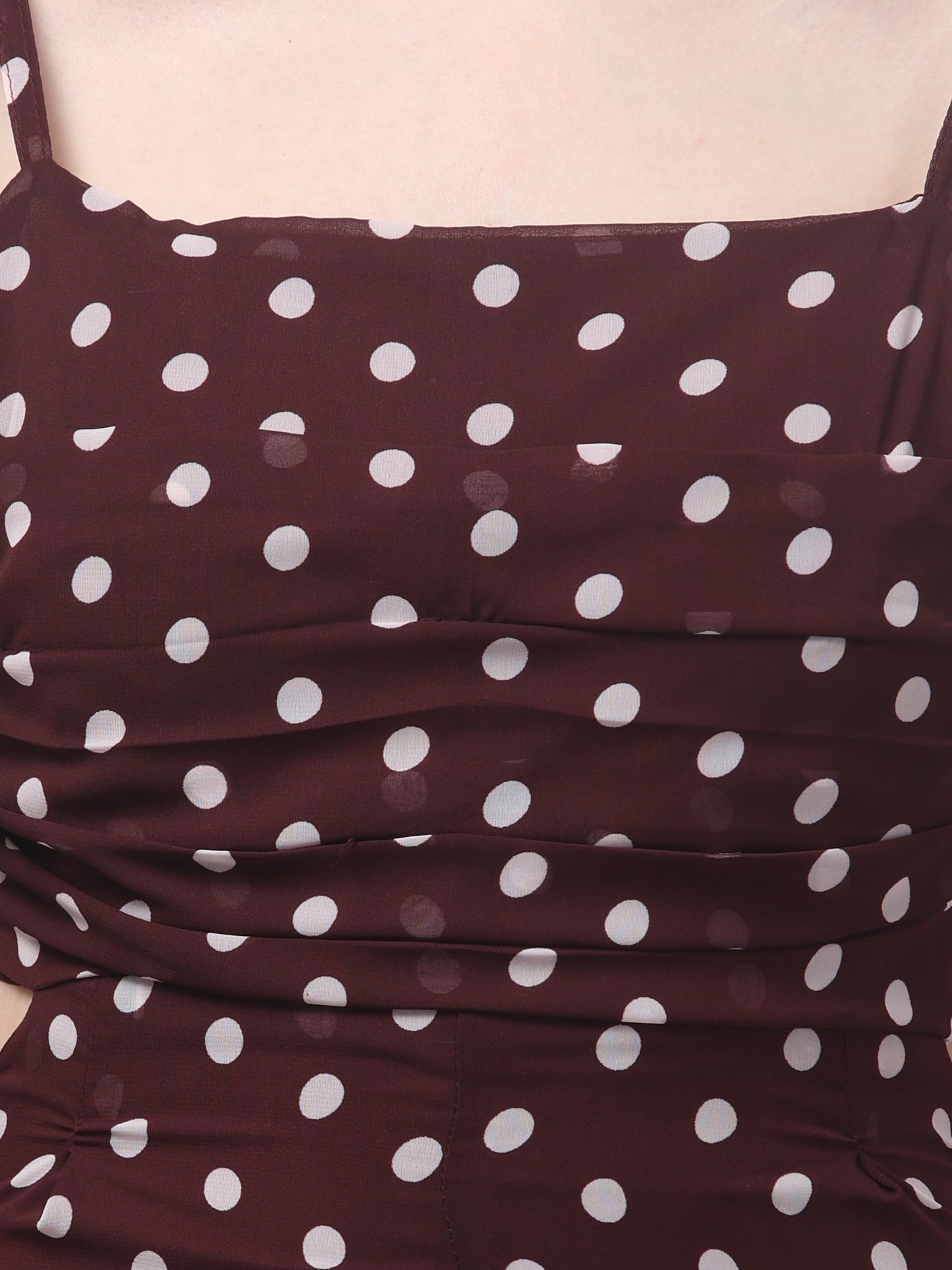 Maroon Sleeveless Jumpsuit For Womens