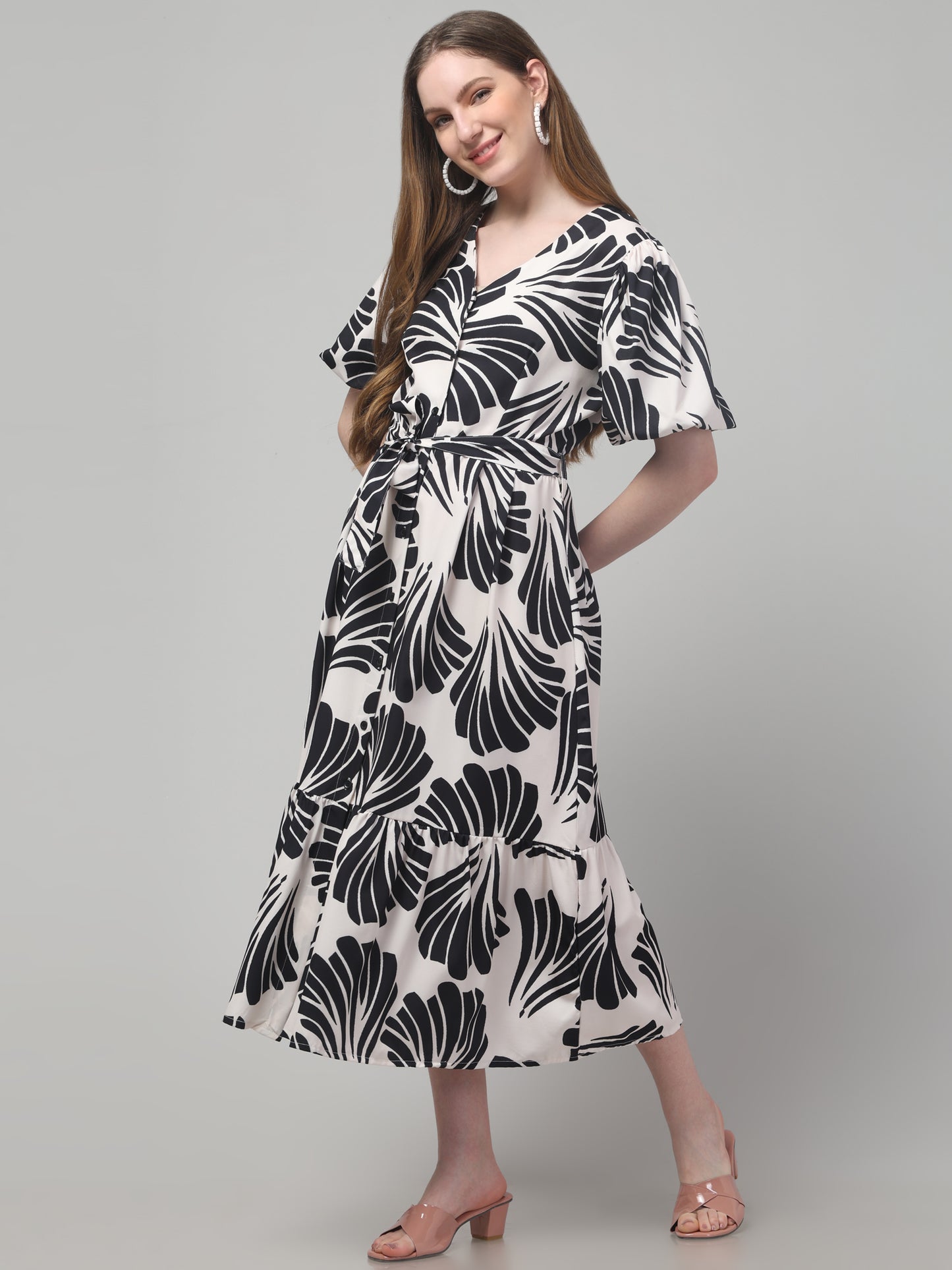 Printed Beach Dress For Women