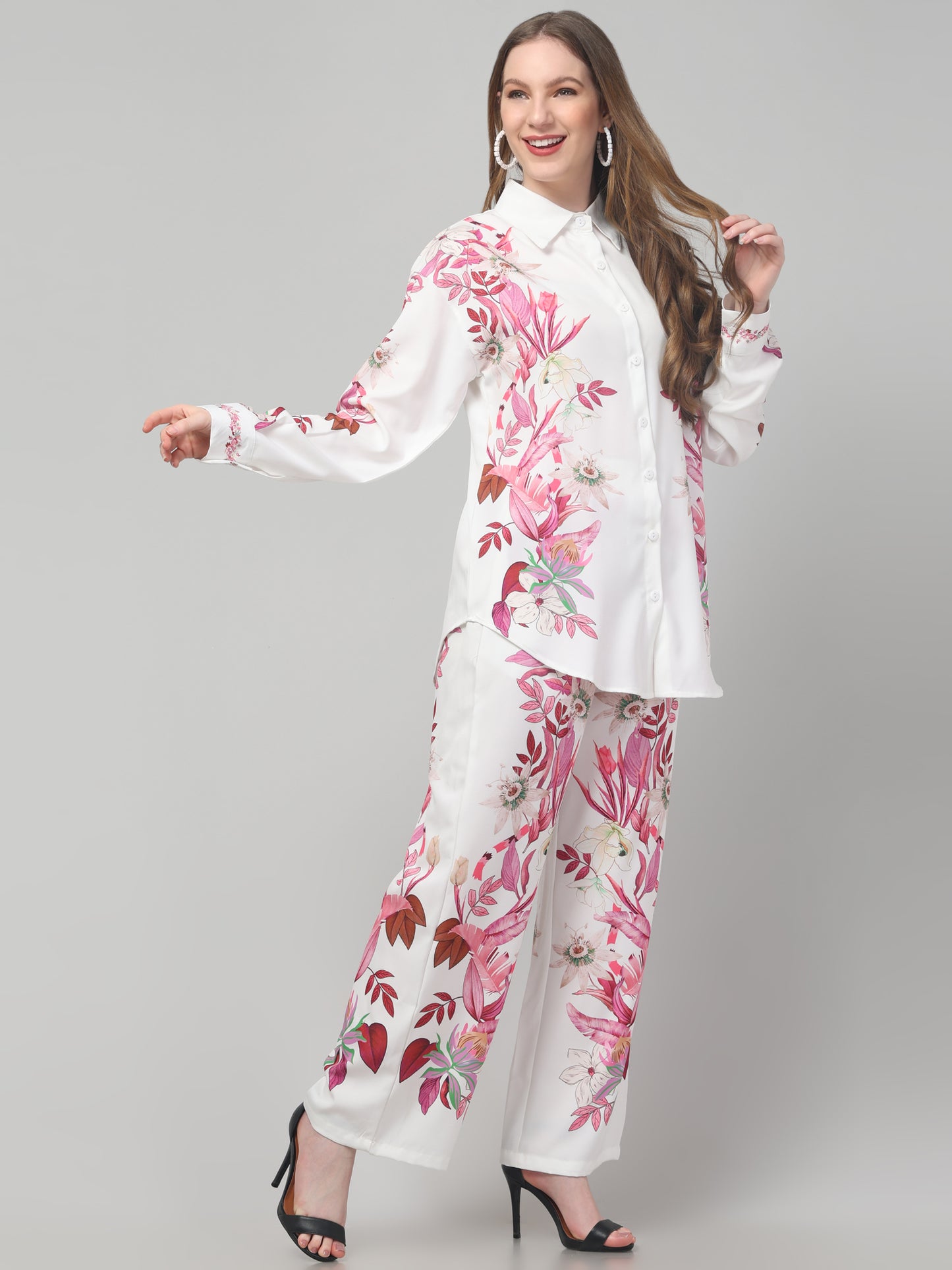 Blossom Leaf Print Co ord Set