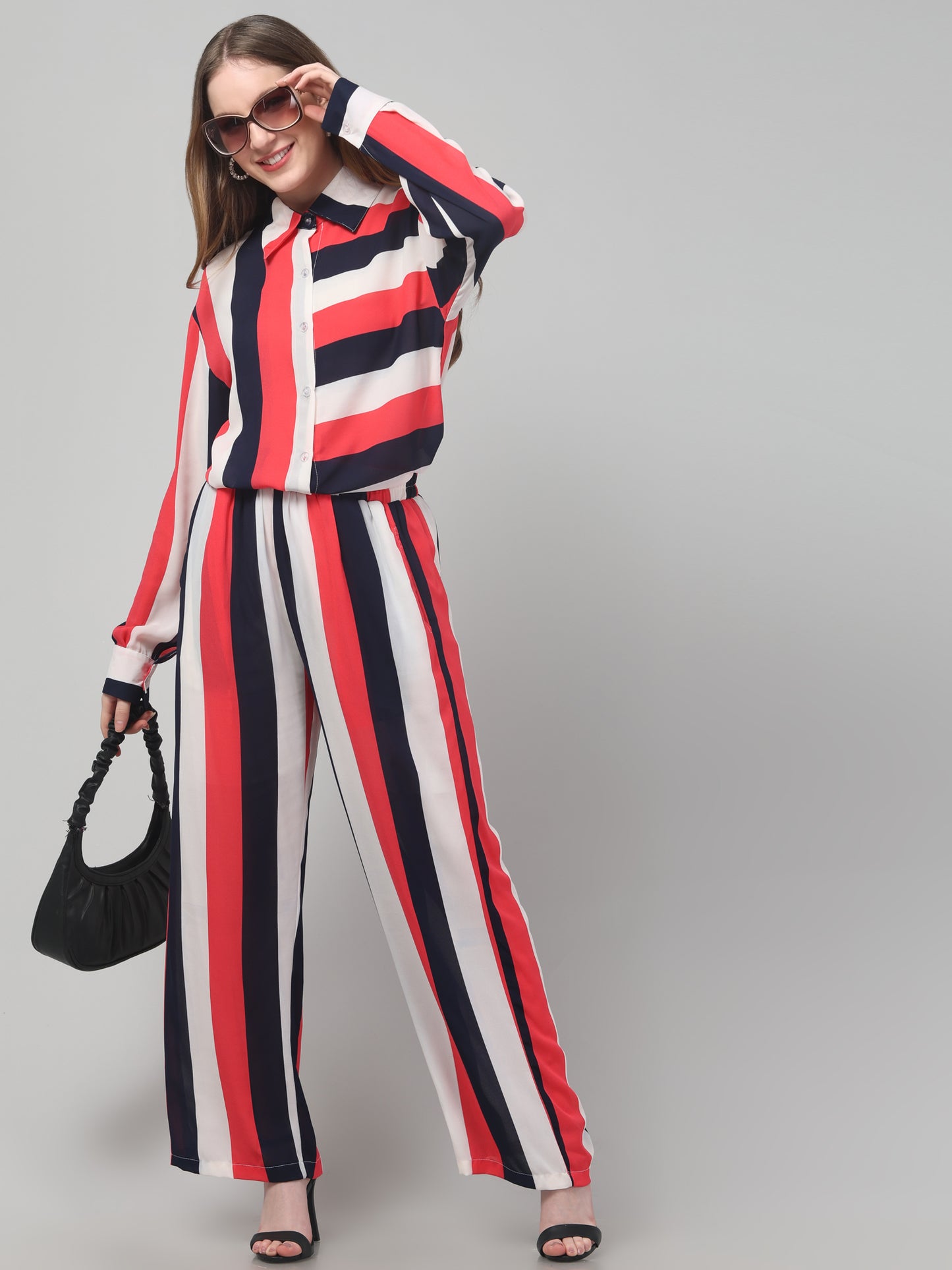 Striped Pink Co ord Set