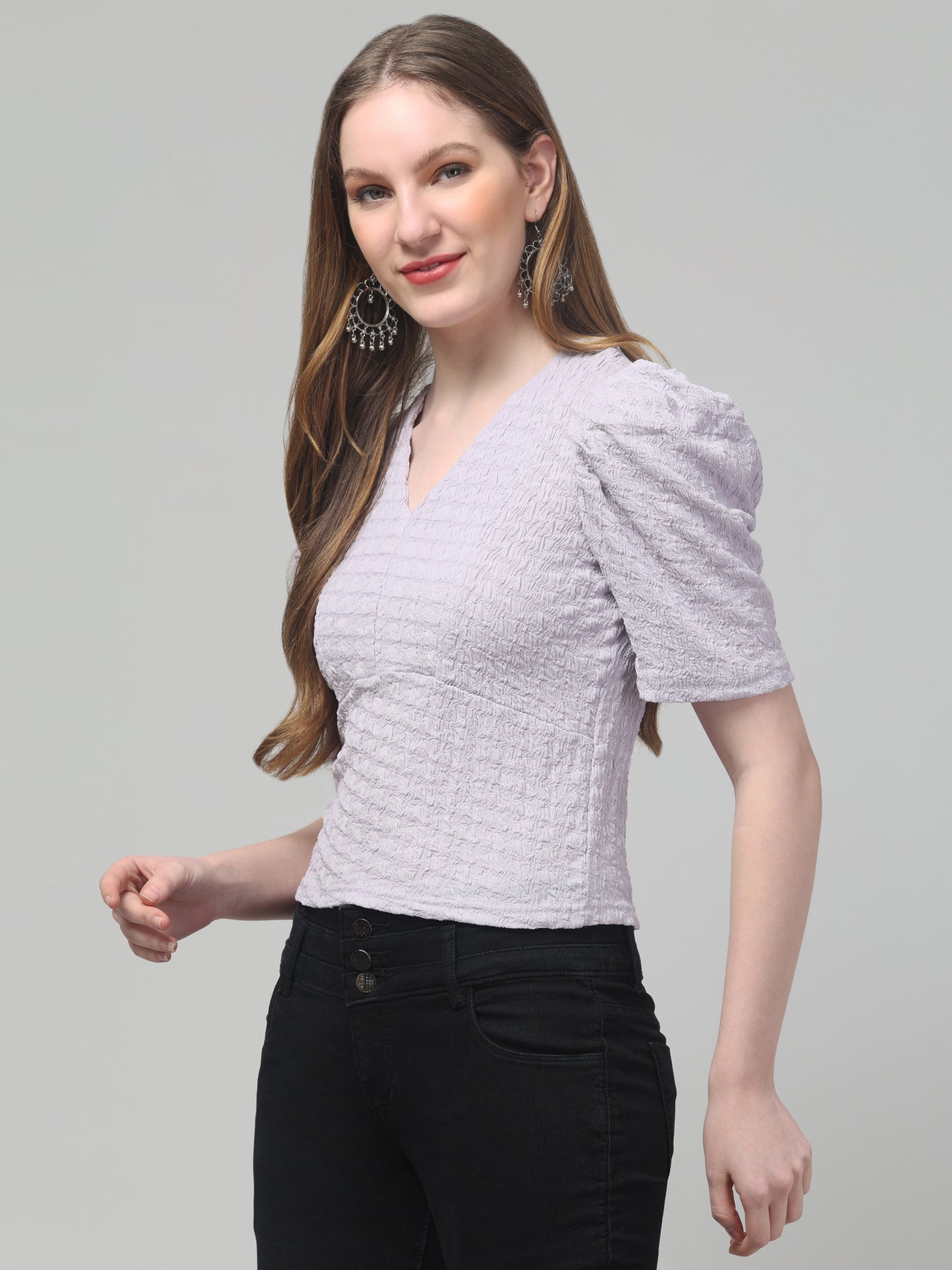 Lavender Stylish Top for Womens