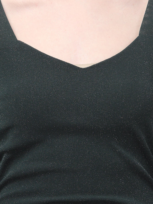 Green Party Wear Dress For Womens