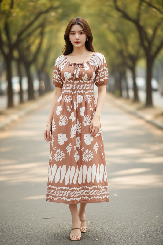 Clobulk Women Floral Dress (Set of 30 PC - 6 Colour)- ₹490/ per pc