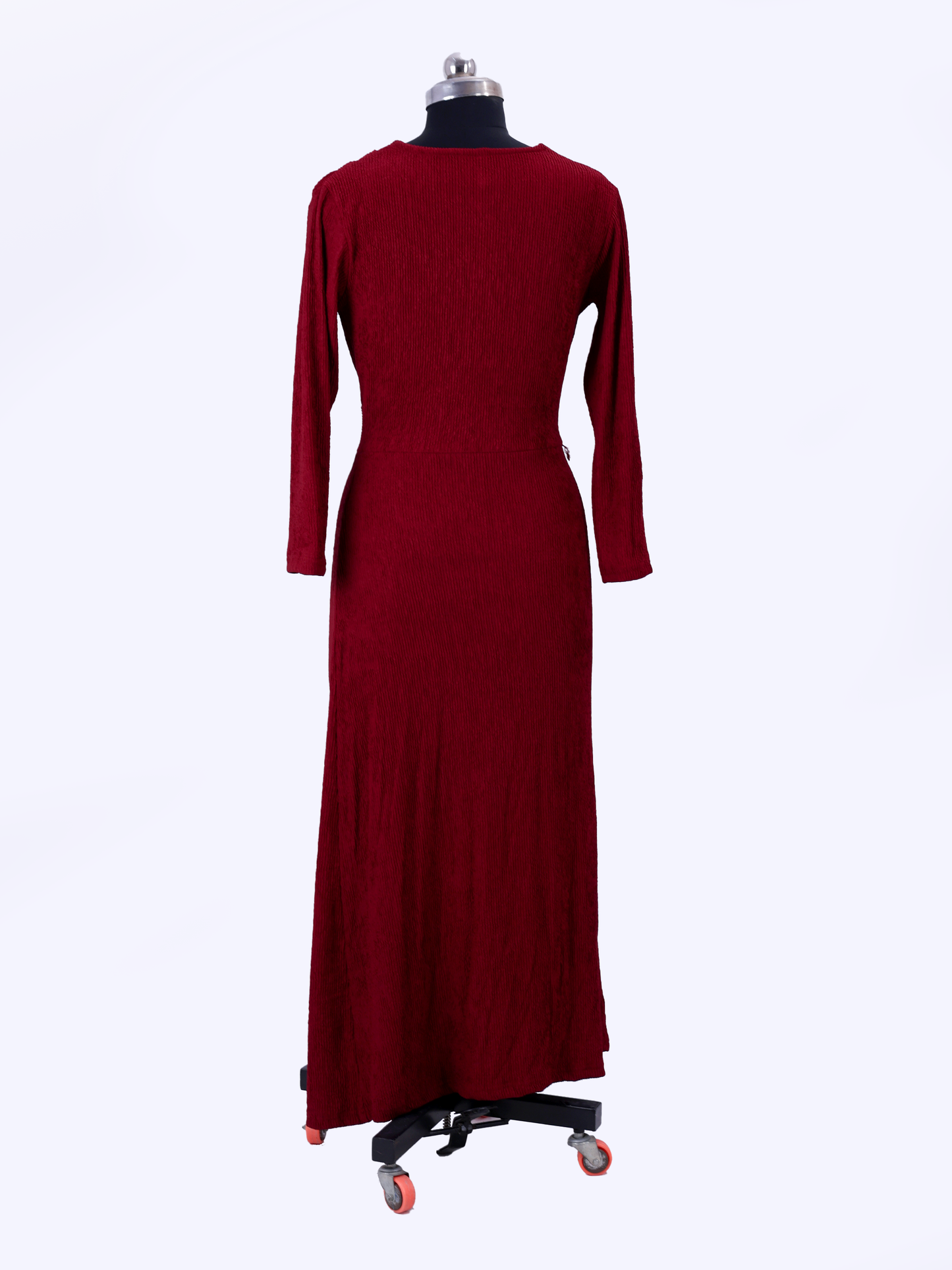 Maroon Long Western Dress For Womens