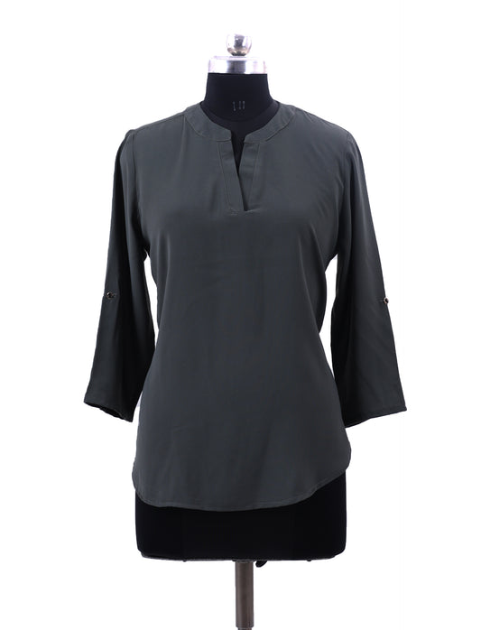 Olive Cute Tunic Top For Womens