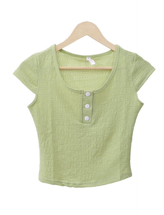 Green Summer Top For Womens