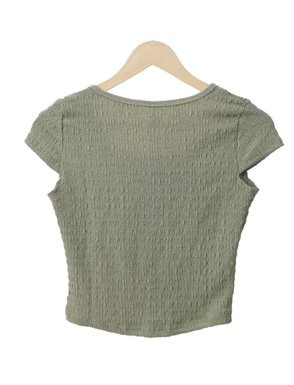 Olive Summer Top For Womens