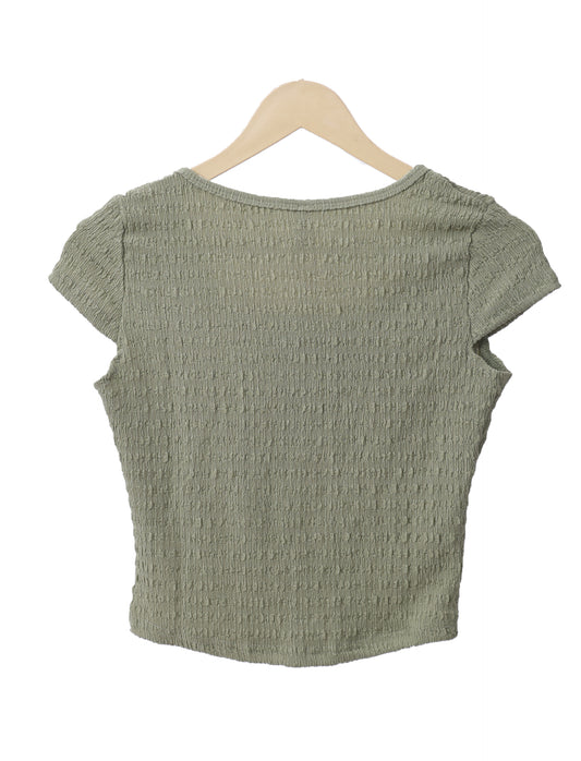 Olive Summer Top For Womens
