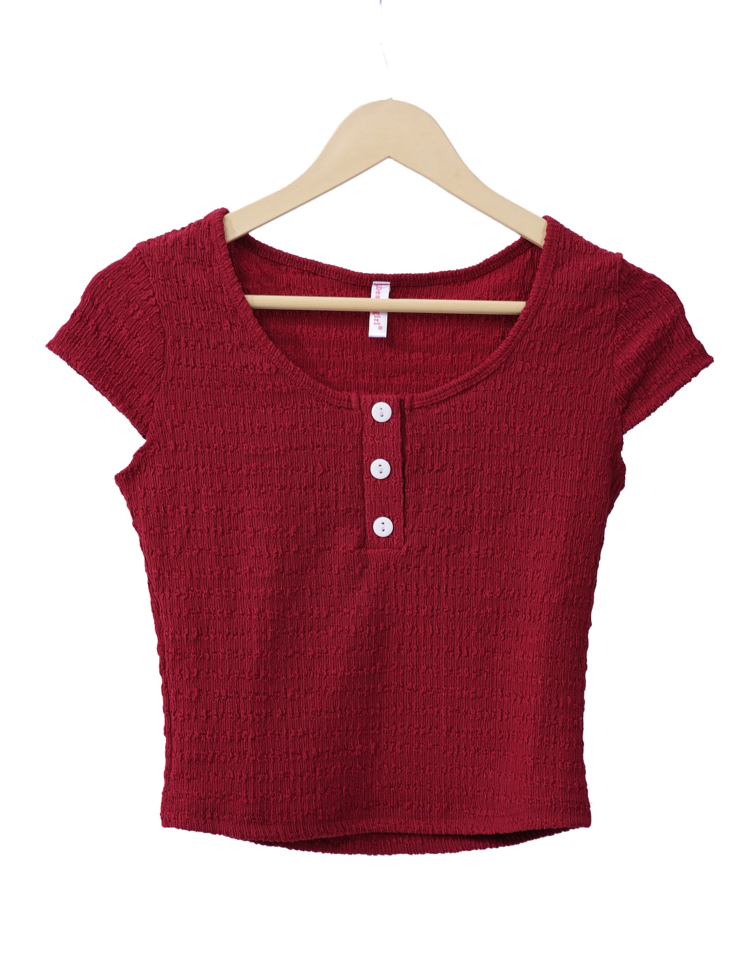 Maroon Summer Top For Womens