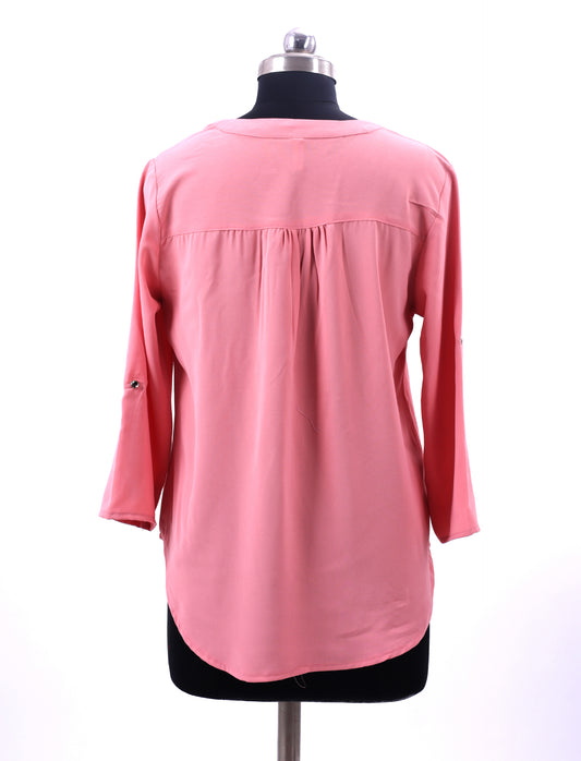 Pink Cute Tunic Top For Womens