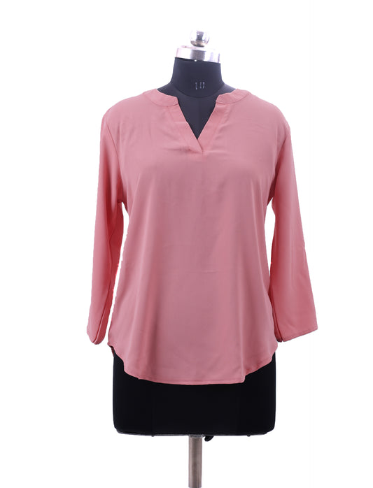 Pink Cute Tunic Top For Womens