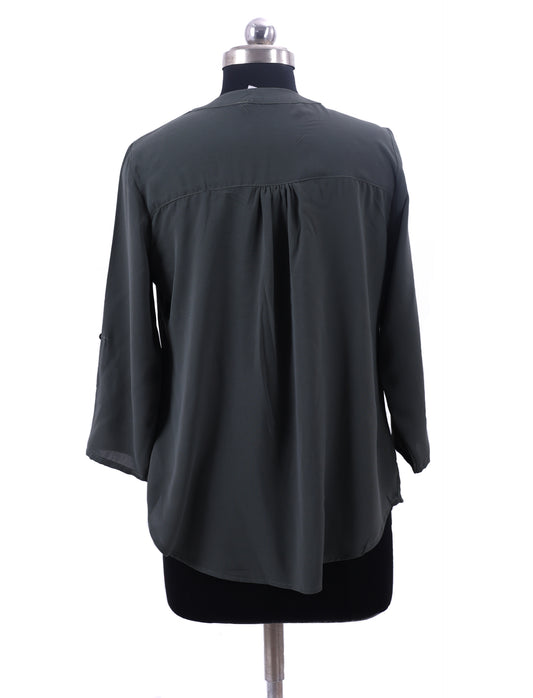 Olive Cute Tunic Top For Womens
