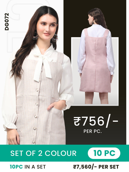 Clobulk Women Dress (Set of 10PC - 2 Colour)- ₹756/ per pc
