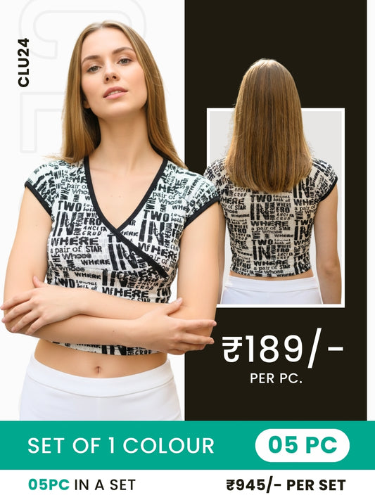 Clobulk Women Top (Set of 5 Pc- 1 Colour)- ₹189/ per pc