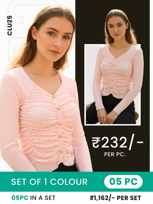 Clobulk Women Top (Set of 5 Pc- 1 Colour)- ₹232/ per pc