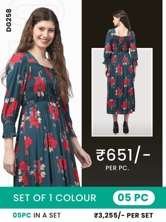 Clobulk Women Dress (Set of 5 Pc)- ₹651/ per pc