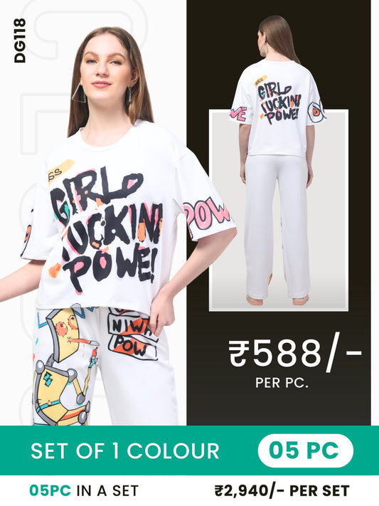 Clobulk Women Co-ord Set (Set of 5 Pc)- ₹588/ per pc