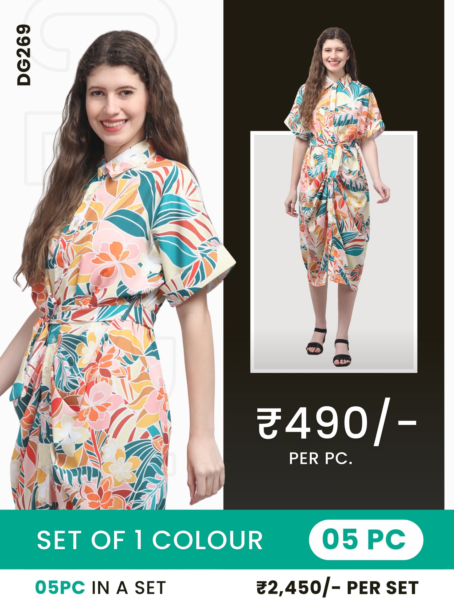 Clobulk Women Dress (Set of 5 Pc)- ₹490/ per pc