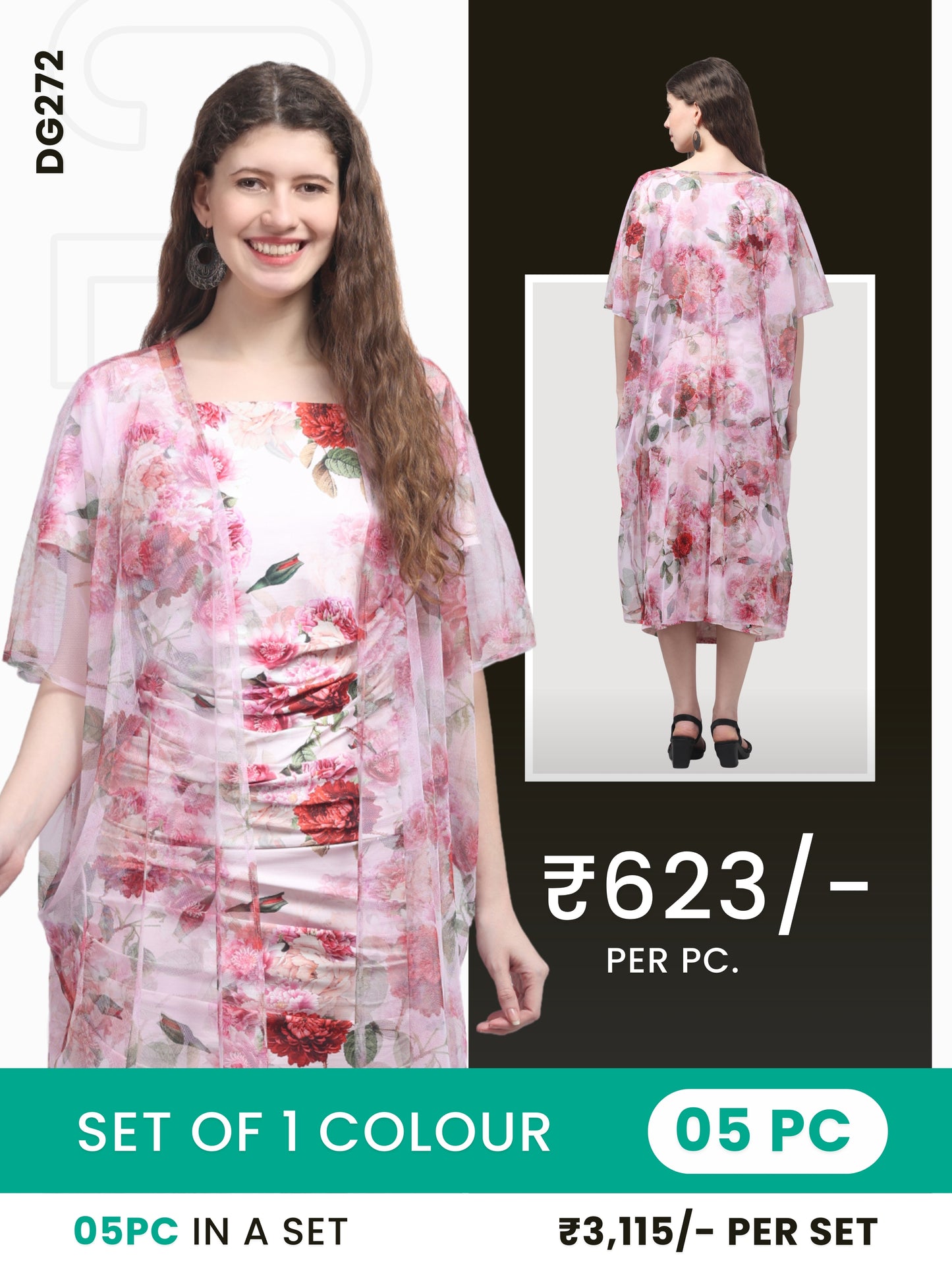 Clobulk Women Dress (Set of 5 Pc)- ₹623/ per pc