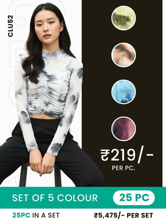 Clobulk Women Top (Set of 25 Pc- 5 Colour)- ₹219/ per pc