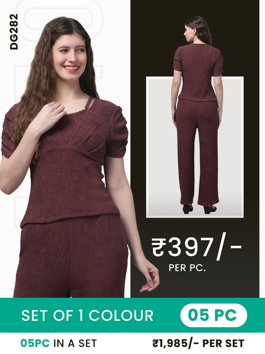 Clobulk Women Co-ord Set (Set of 5 Pc)- ₹397/ per pc