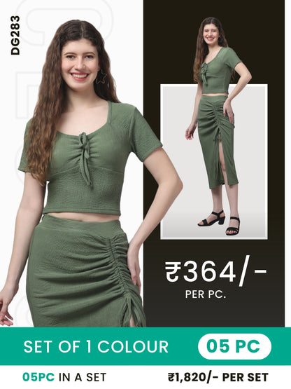 Clobulk Women Co-ord Set (Set of 5 Pc)- ₹364/ per pc