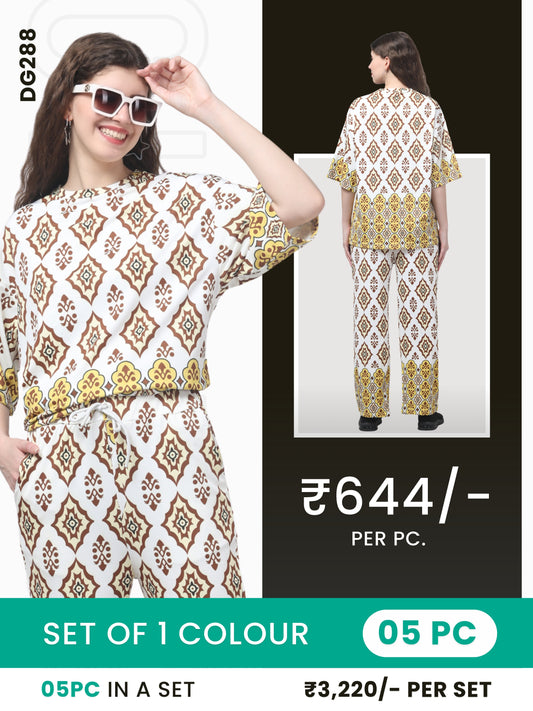 Clobulk Women Co-ord Set (Set of 5 Pc)- ₹644/ per pc