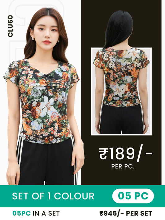 Clobulk Women Top (Set of 5 Pc- 1 Colour)- ₹189/ per pc