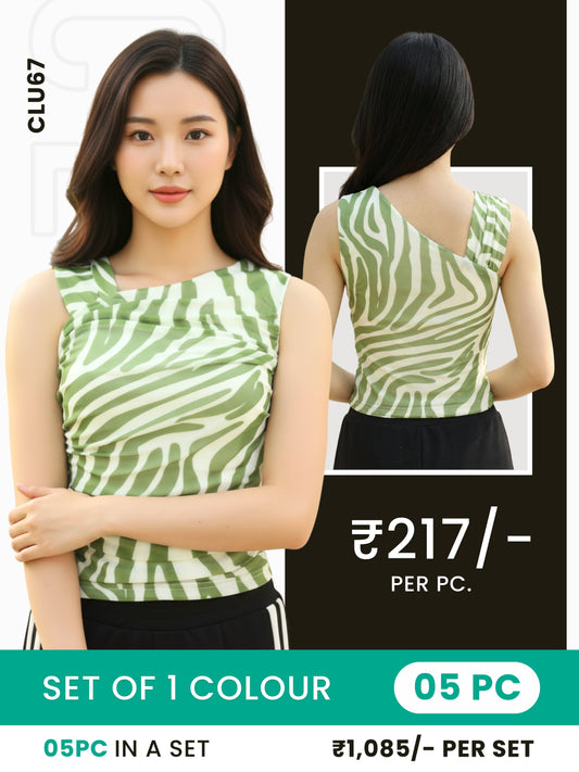 Clobulk Women Top (Set of 5 Pc- 1 Colour)- ₹217/ per pc