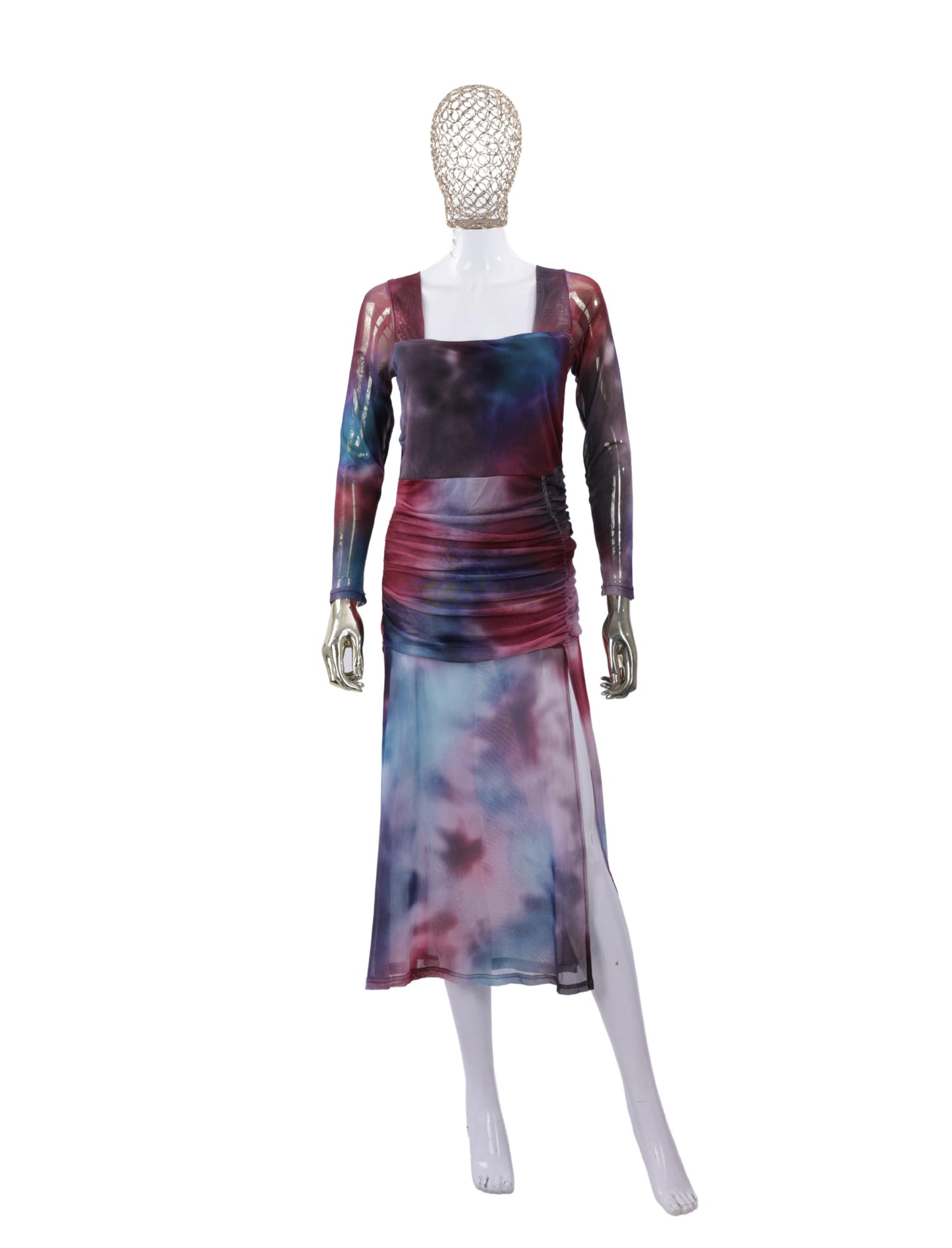 Rainbow Long Dress For Womens
