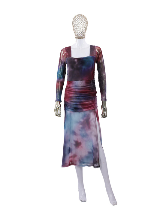 Rainbow Long Dress For Womens