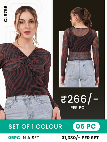 Clobulk Women Top (Set of 5 Pc)- ₹266/per pc