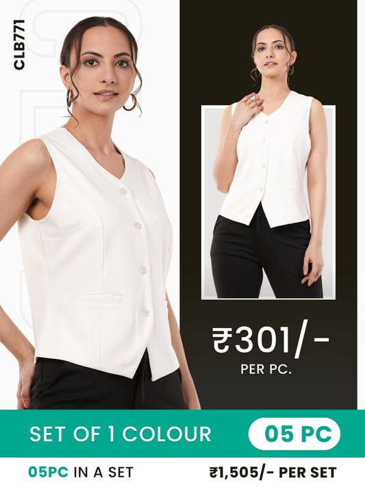 Clobulk Women Blazer (Set of 5 Pc)- ₹301/per pc