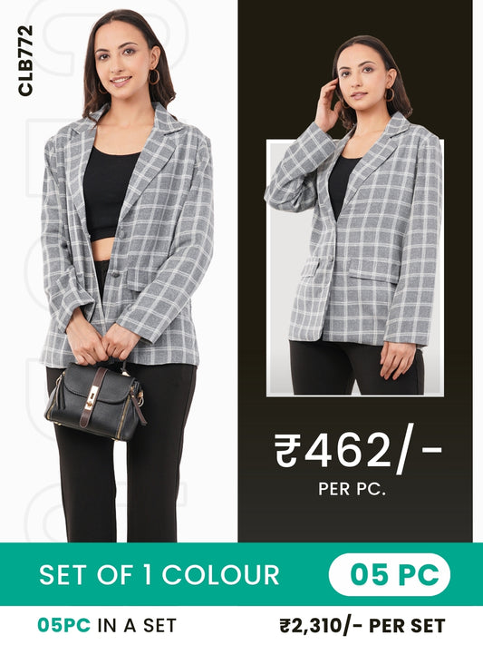 Clobulk Women Blazer (Set of 5 Pc)- ₹462/per pc