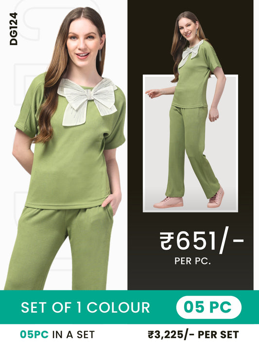 Clobulk Women Co-ord Set (Set of 5 Pc)- ₹651/ per pc