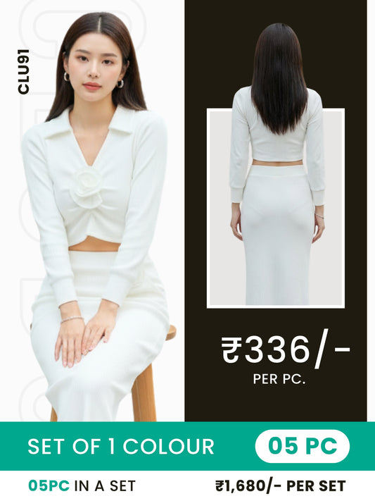 Clobulk Women Co-ord Set (Set of 5 Pc- 1 Colour)- ₹336/ per pc