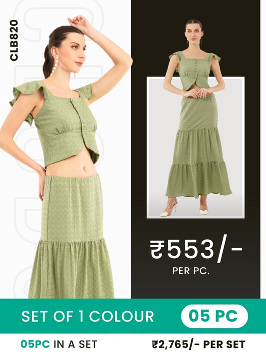Clobulk Women Co-ord Set Set (Set of 5 Pc)- ₹553/pc