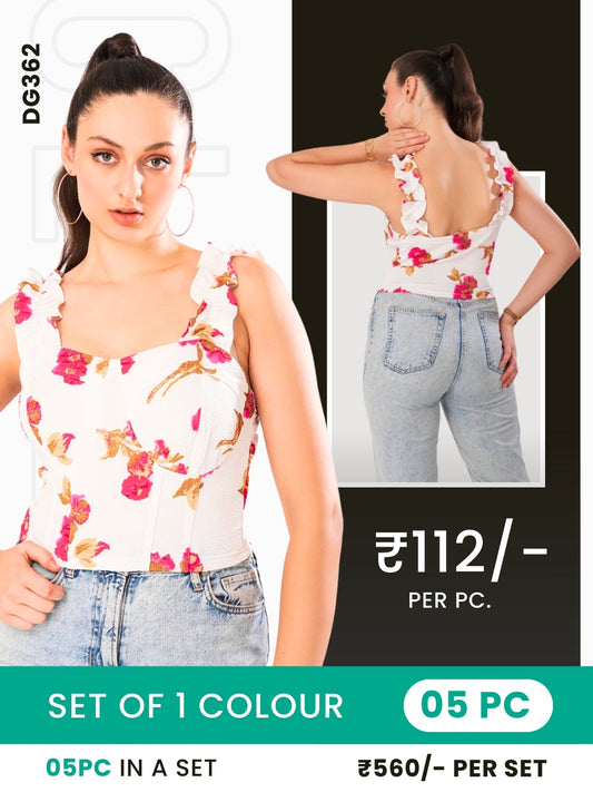 Clobulk Women Top (Set of 5 Pc)- ₹112/ per pc