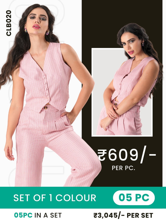 Clobulk Women Co-ord Set (Set of 5 Pc)- ₹609/ per pc