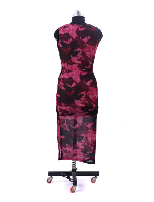 Red Party Wear One Piece Dress For Women