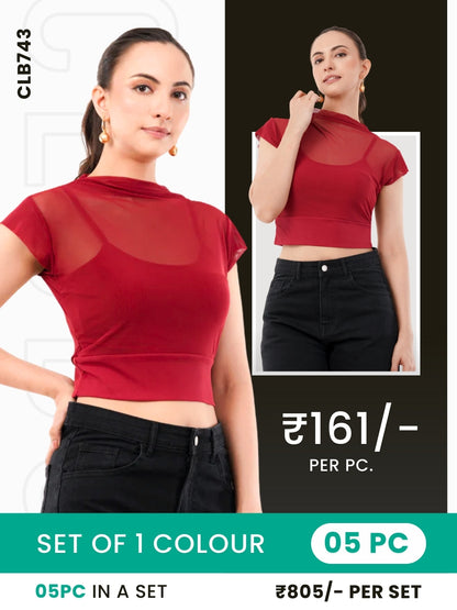 Clobulk Women Top (Set of 5 Pc)- ₹161/ per pc