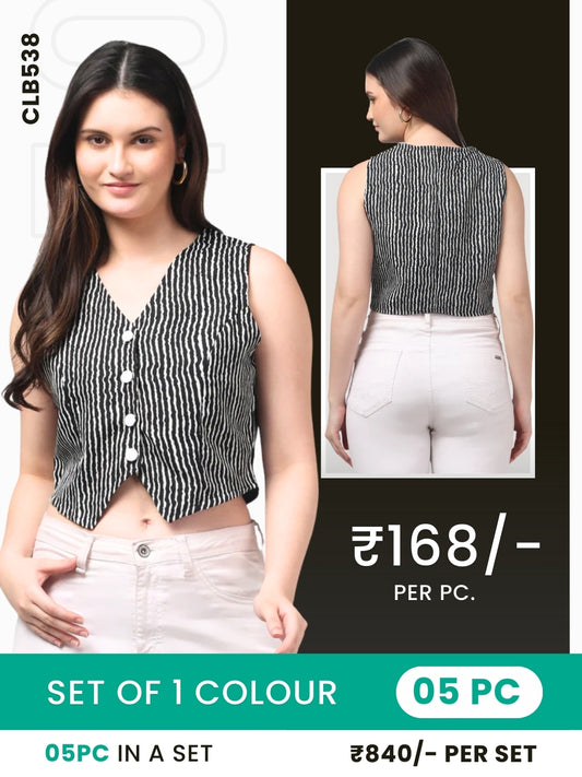 Clobulk Women Top (Set of 5 Pc)- ₹168/ per pc