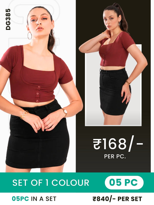 Clobulk Women Top (Set of 5 Pc)- ₹168/ per pc