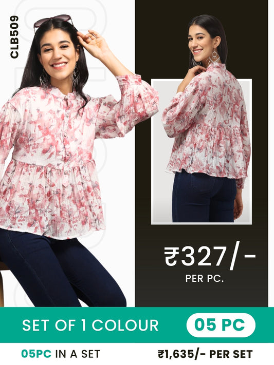 Clobulk Women Top (Set of 5 Pc)- ₹327/ per pc