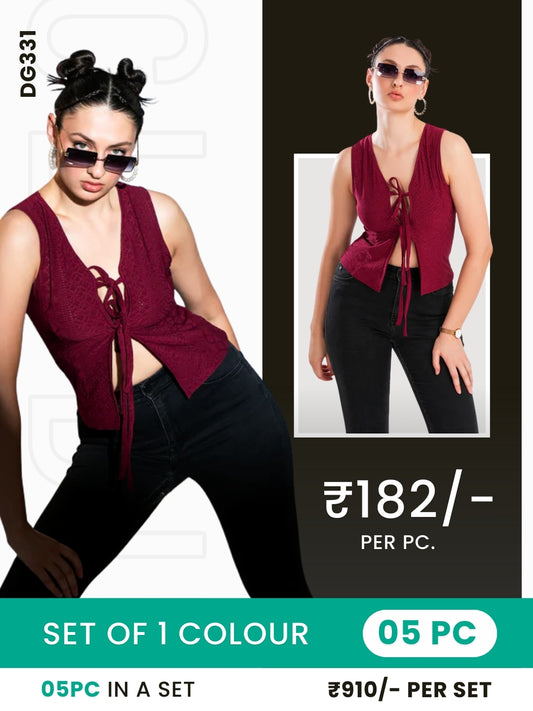 Clobulk Women Top (Set of 5 Pc)- ₹182/ per pc